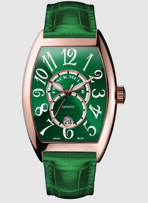 Franck Muller Cintree Curvex Nuance Replica Watch Cheap Price 7880 SC DT NUANCE Rose Gold Green Dial